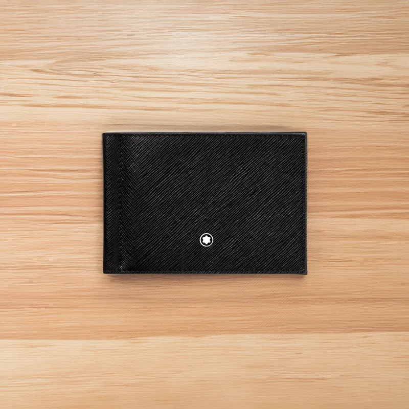 Montblanc Sartorial 6CC Wallet With Money Clip - Black