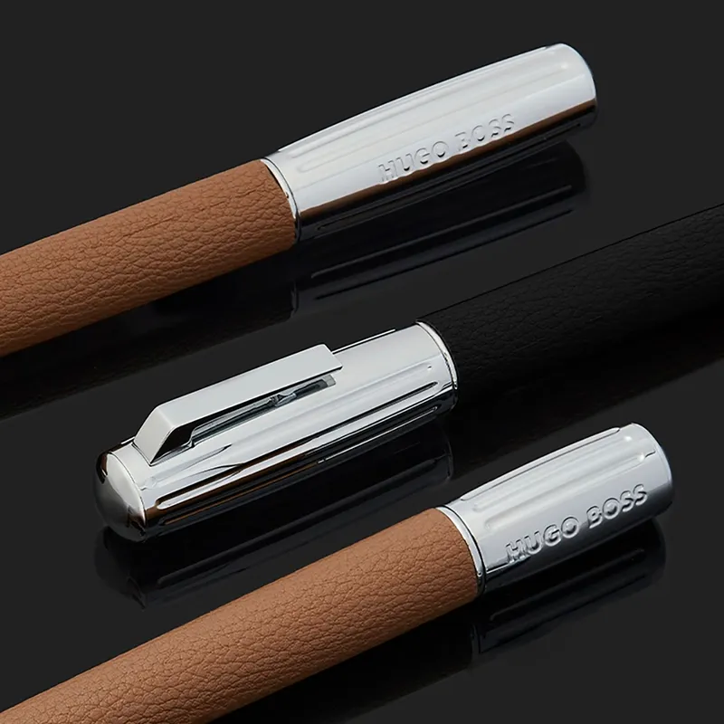 Hugo Boss Pure Iconic Fountain Pen - Camel