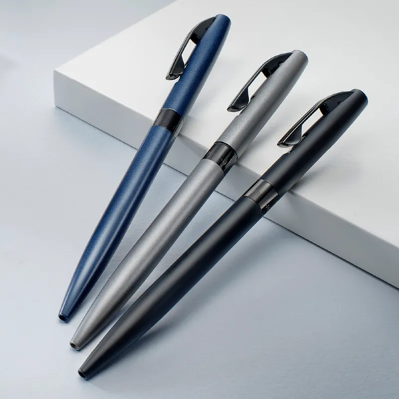 Sheaffer REMINDER 9018 Matte Blue Ballpoint Pen With Black PVD  trim