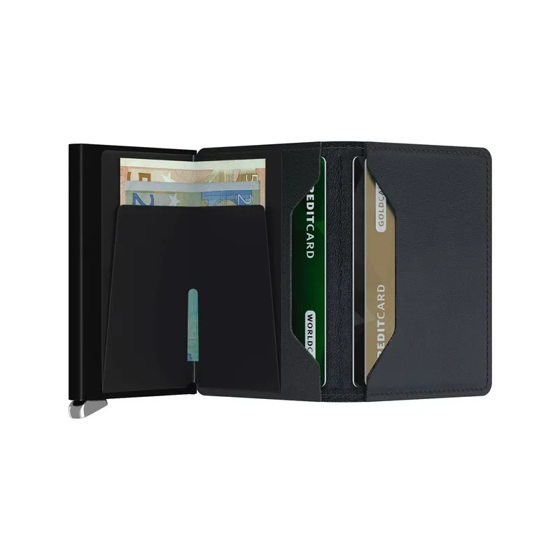 Secrid Slimwallet Embossed Lines Sei-Black