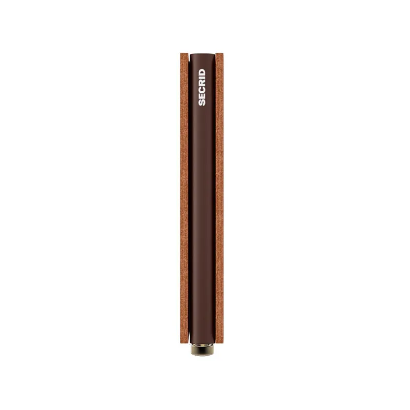 Secrid Slimwallet Embossed Lines Sei-Cognac