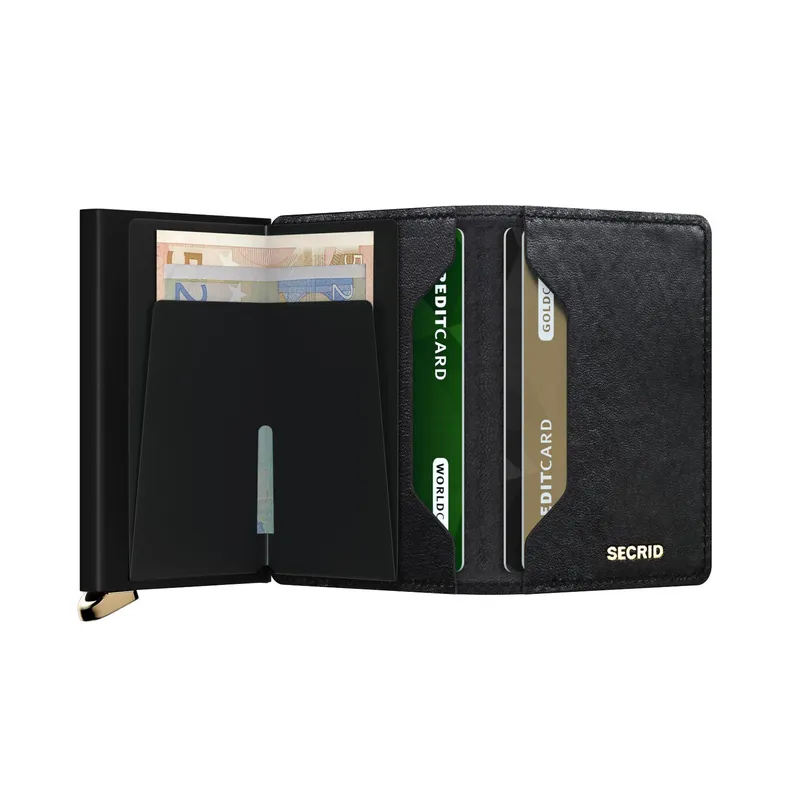 Secrid Slimwallet Embossed Diamond Sed-Black