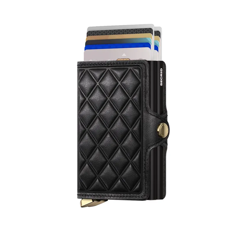 Secrid Twinwallet Embossed Diamond Ted-Black
