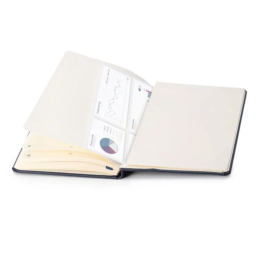 Pennline Hard Cover A5-Size Waltz Notebook (Ruled) - Blue