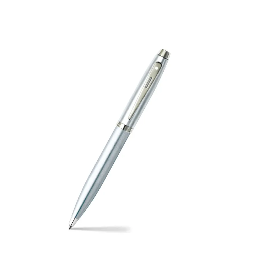 Sheaffer 9306 Gift 100 Ballpoint Pen Brushed Chrome with Chrome Plated Trim