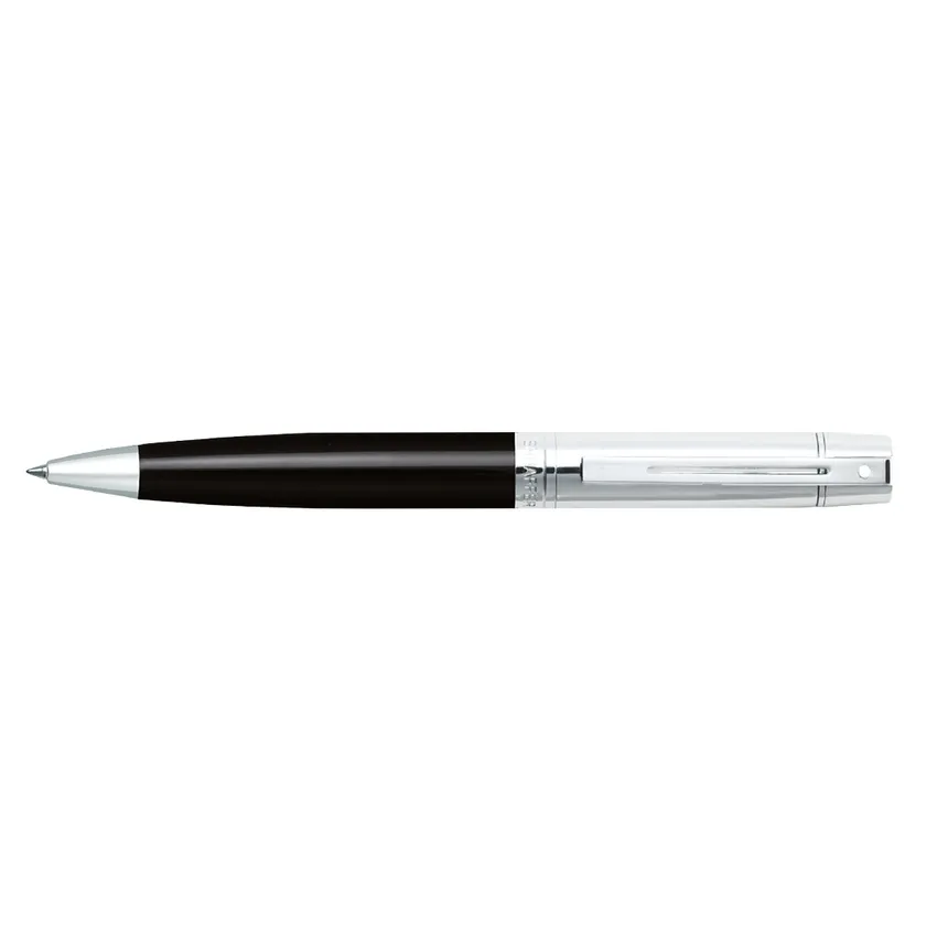 Sheaffer 300 9314 Glossy Black Ballpoint pen with Chrome Cap and Chrome Trim