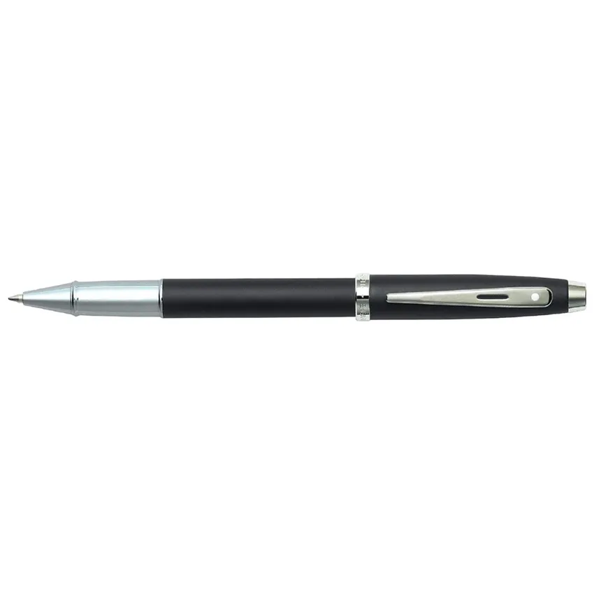 Sheaffer 9317 Gift 100 Rollerball Pen Matte Black with Chrome Plated Trim