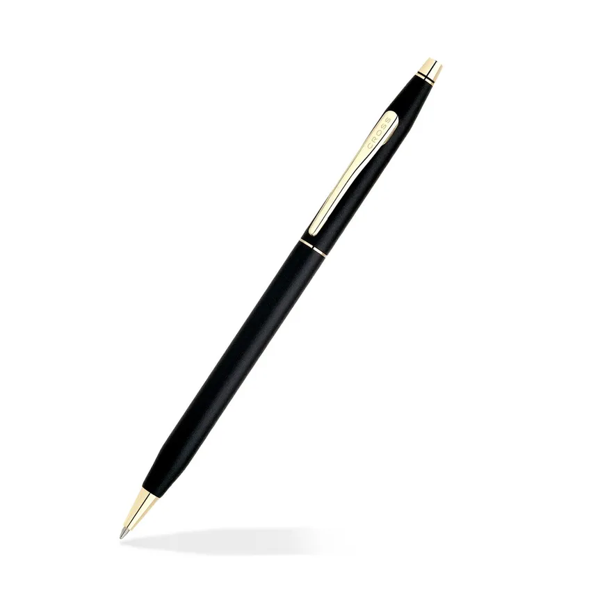 Cross 2502 Classic Century 23K Ballpoint Pen Black With Gold Trims