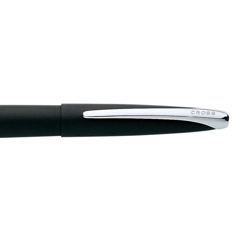 Cross 886-3MS ATX Rollerball Pen Basalt Black with Chrome Trims