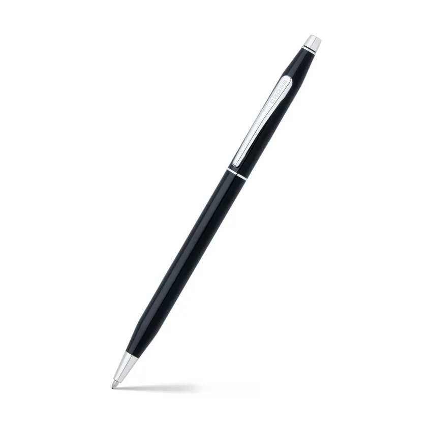 Cross AT0082-87 Classic Century Ballpoint Pen Black with Chrome Trims