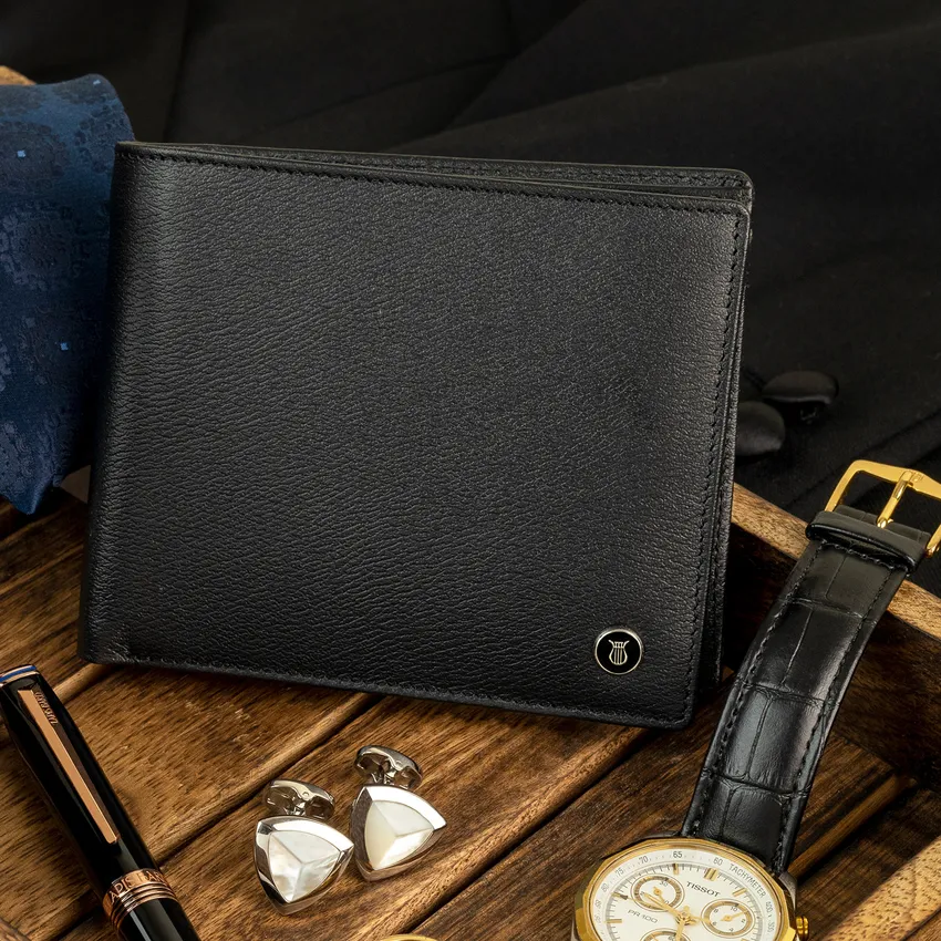 Lapis Bard Belgravia Center Addition Wallet Black