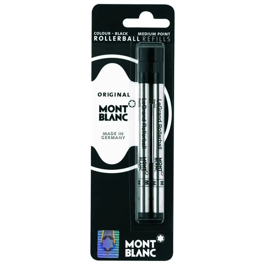 Montblanc 107884 Legrand Rollerball Refill Medium (Pack Of 2) Mystery Black