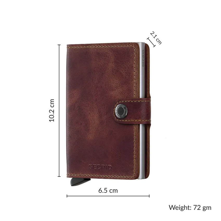 Secrid Miniwallet Vintage Brown