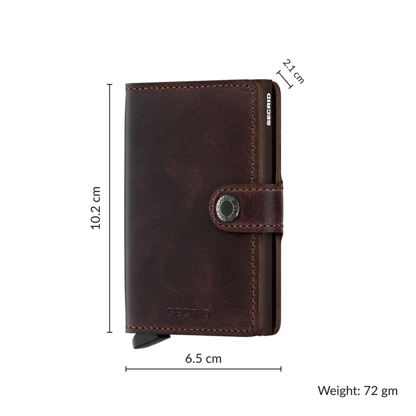 Secrid Miniwallet Vintage Chocolate