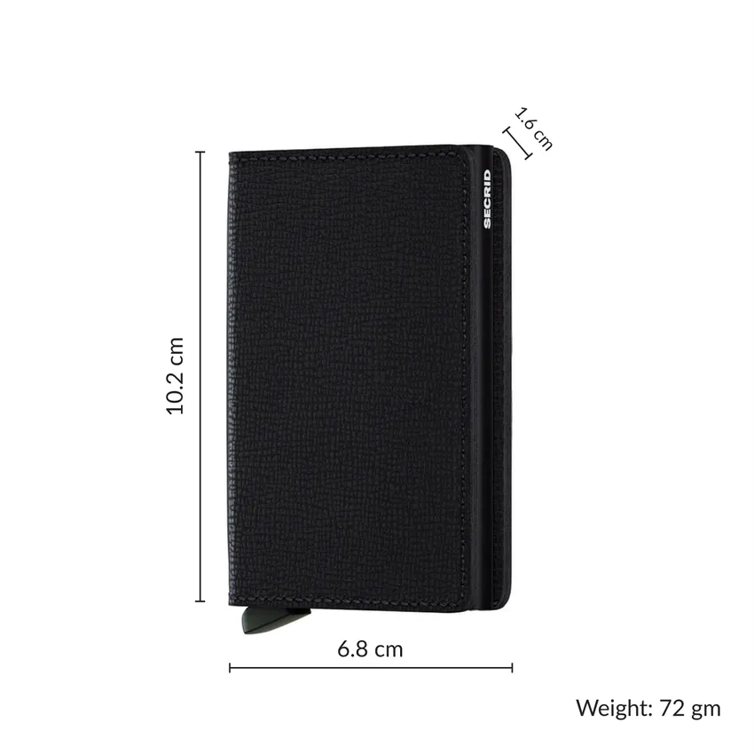 Secrid Slimwallet Crisple Black