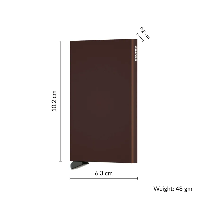 Secrid Sleek Cardprotector Brown