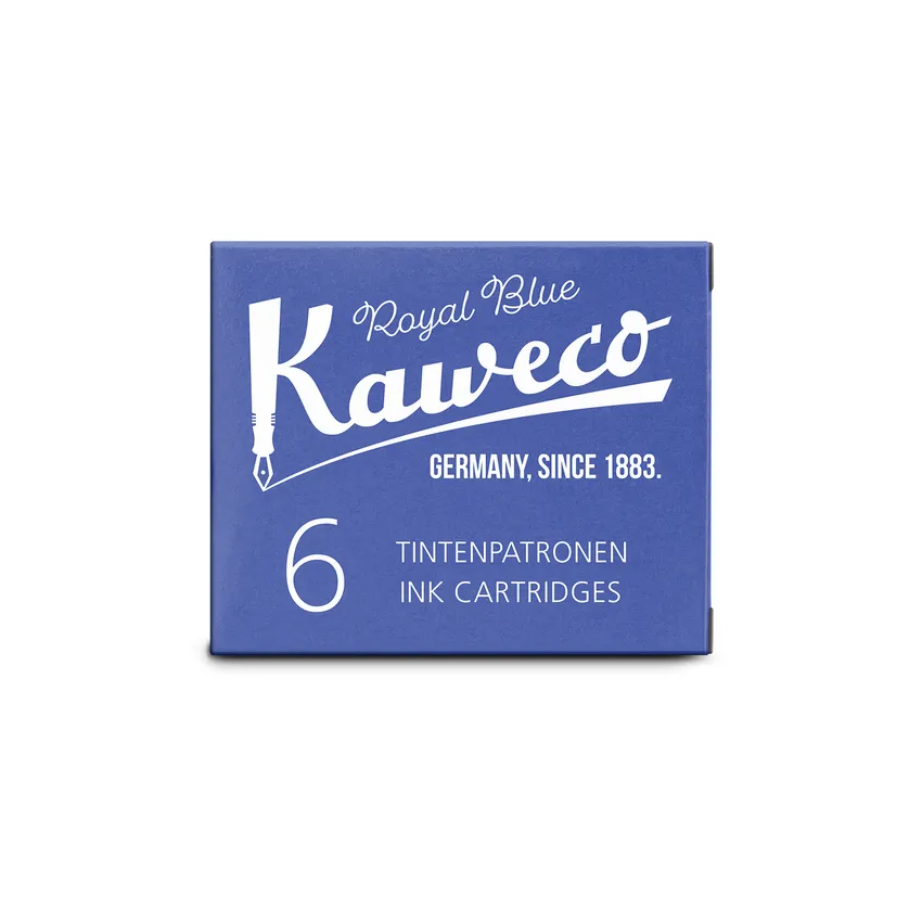 Kaweco Ink Cartridges Pack of 6 - Royal Blue