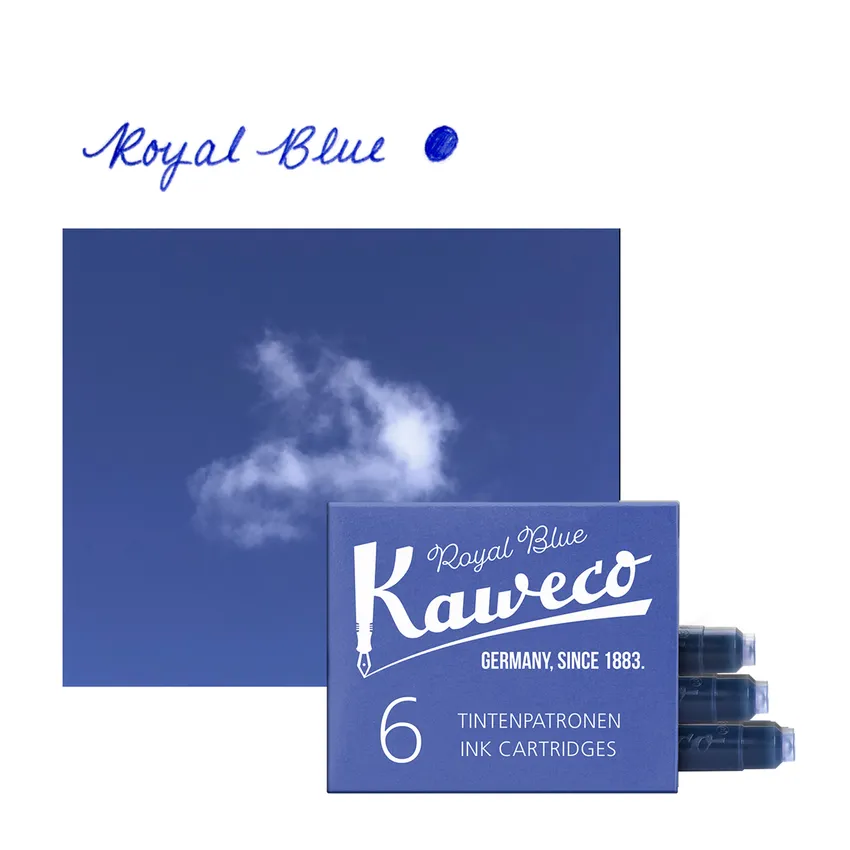 Kaweco Ink Cartridges Pack of 6 - Royal Blue