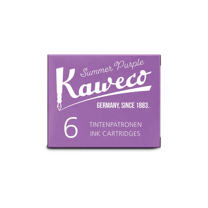 Kaweco Ink Cartridges Pack of 6 - Summer Purple