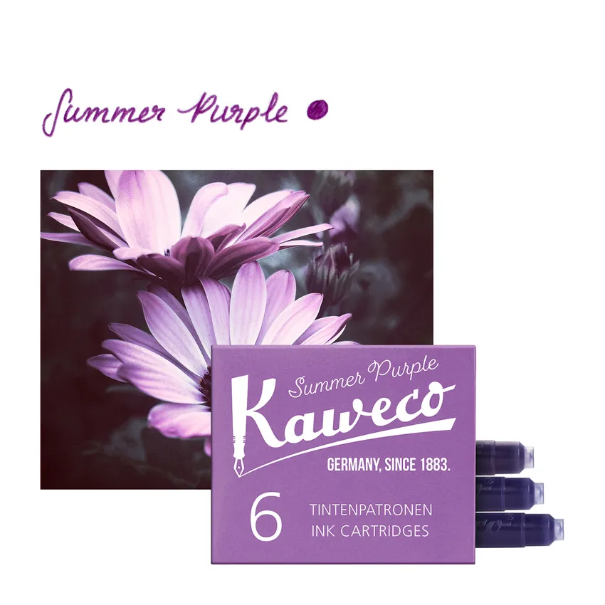 Kaweco Ink Cartridges Pack of 6 - Summer Purple