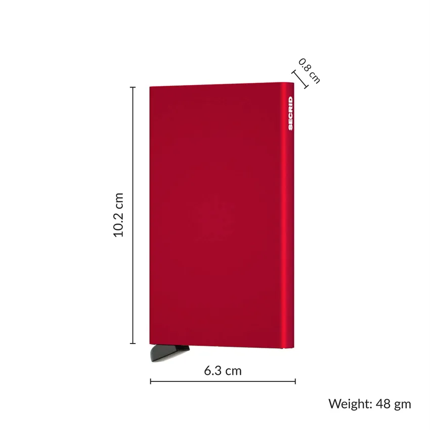 Secrid Sleek Cardprotector Red