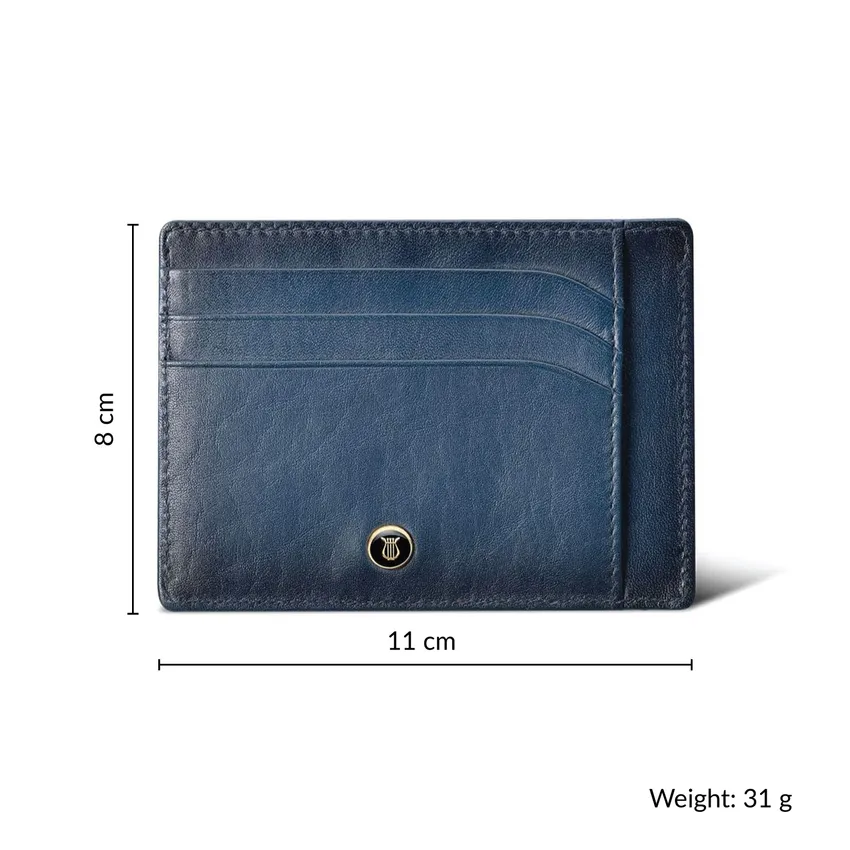 Lapis Bard Ducorium Credit Card Sleeve Blue