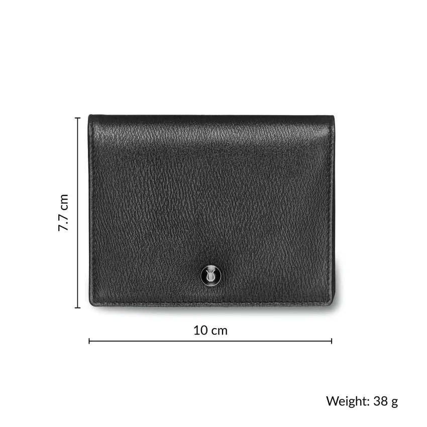 Lapis Bard Belgravia Business Card Holder with RFID Black