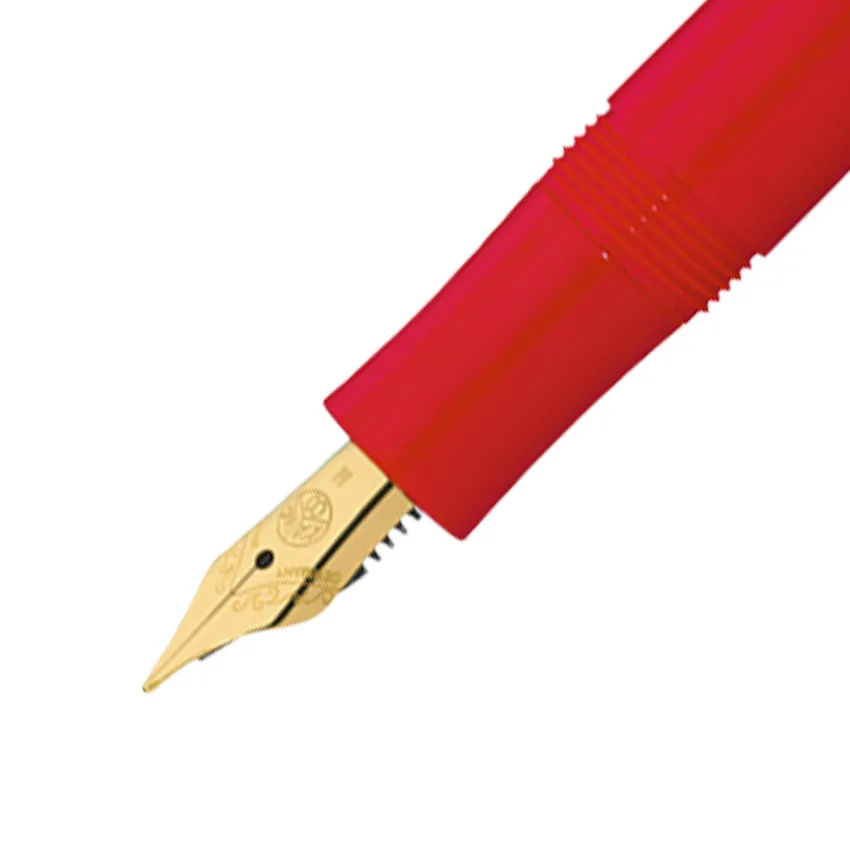 Kaweco Classic Sport Fountain Pen Red with Gold Trims - Medium