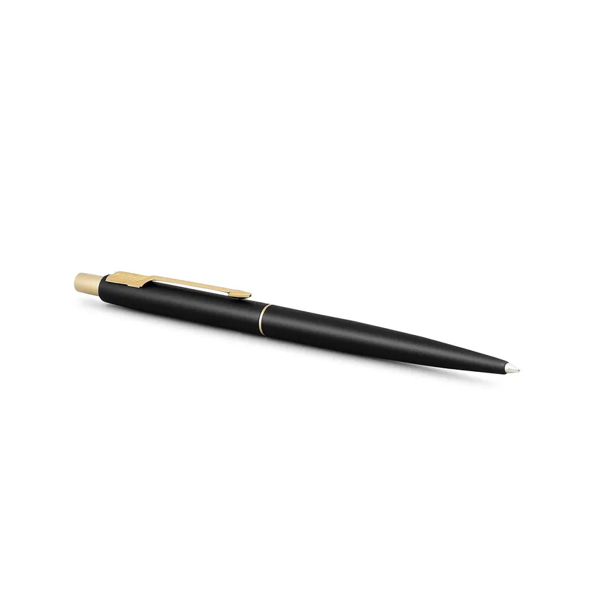 Parker Classic Matte Black Ballpoint Pen With Gold Trim