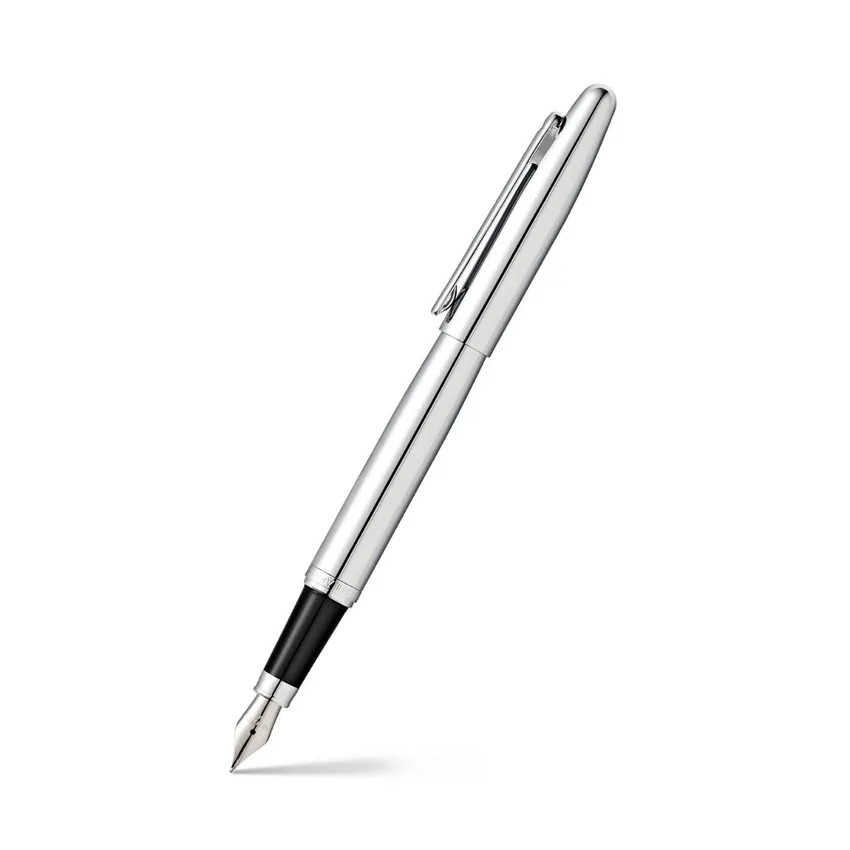 Sheaffer 9421 VFM Fountain Pen (Fine) Polished Chrome with Chrome Plated Trim