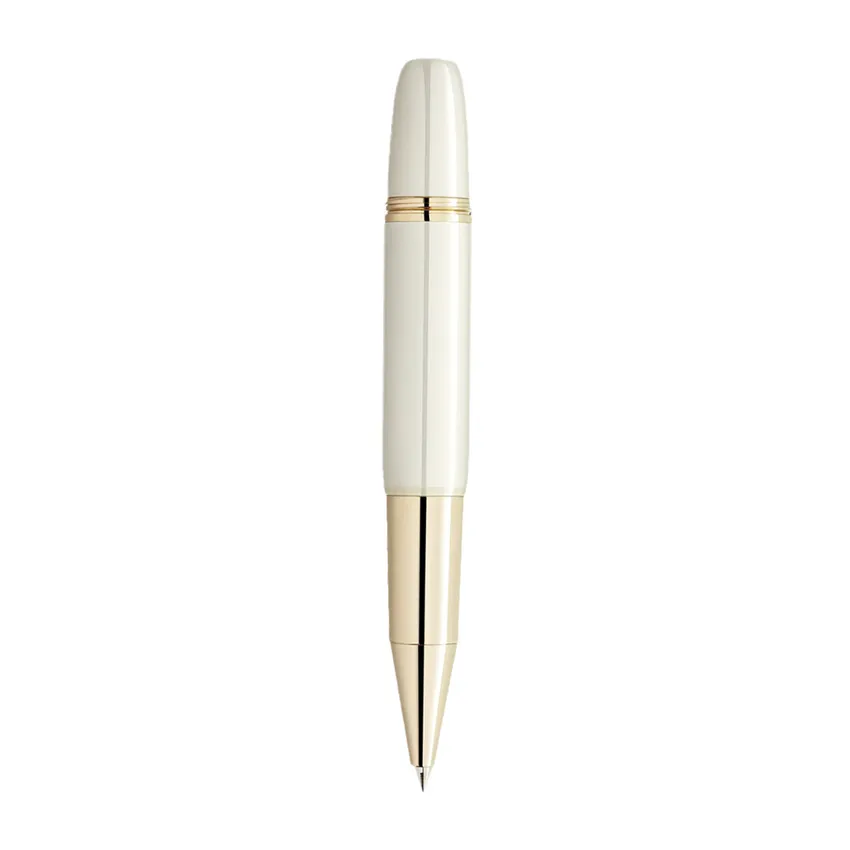 Montblanc Special Edition Heritage Rouge et Noir Baby Rollerball Pen - White With Gold Trim