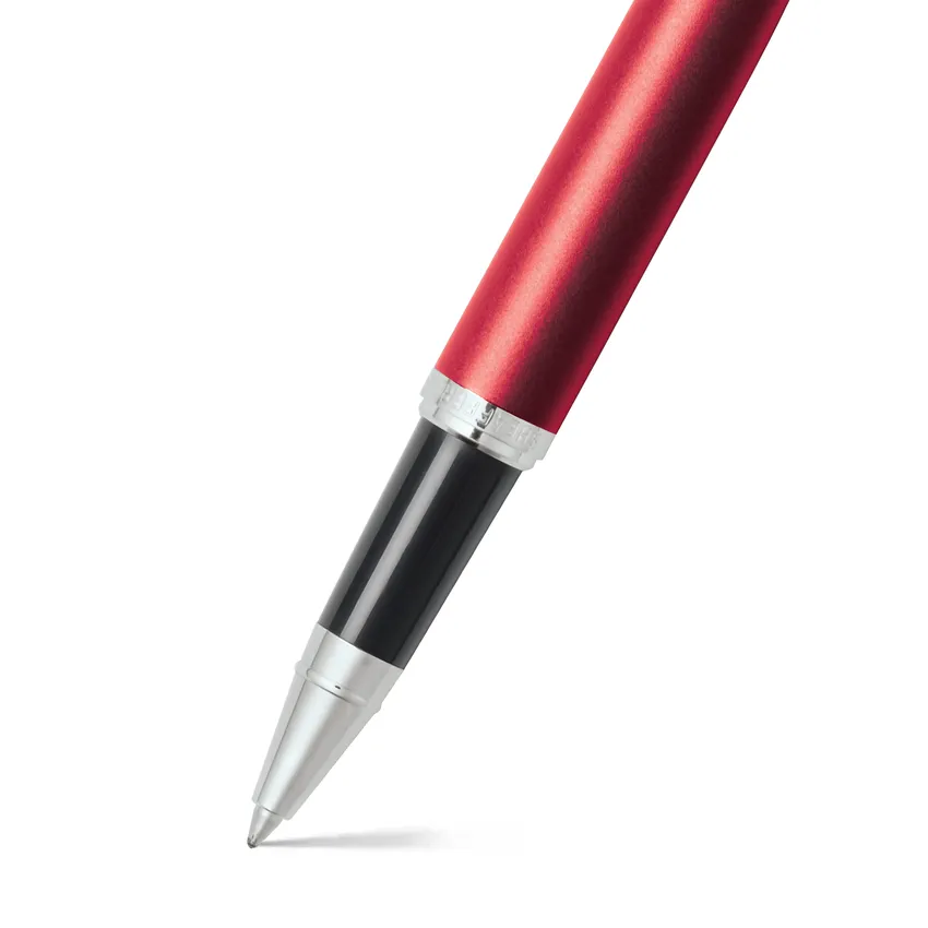 Sheaffer 9403 VFM Rollerball Pen Excessive Red with Chrome Plated Trim