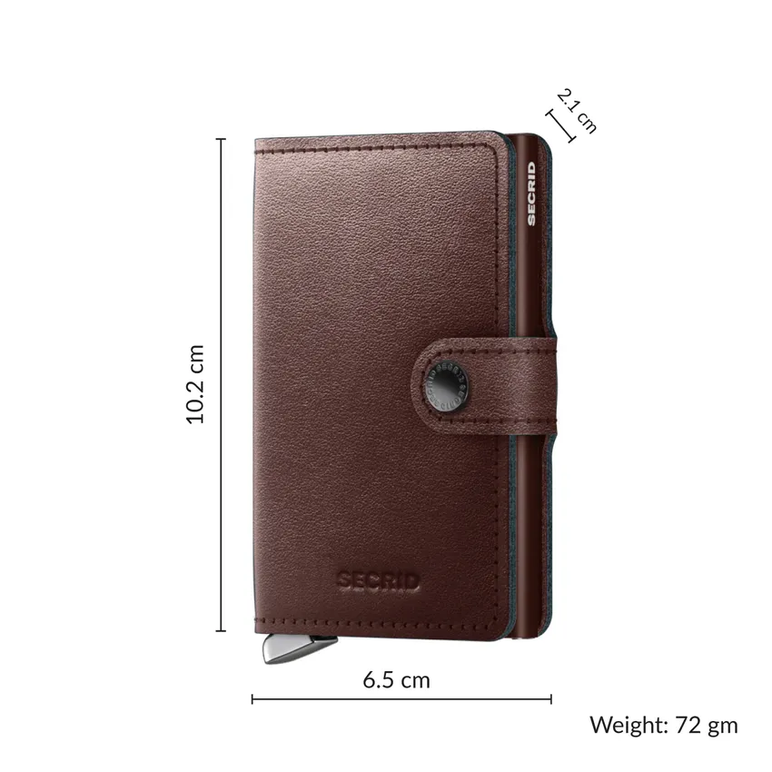 Secrid Dusk Miniwallet - Dark Brown