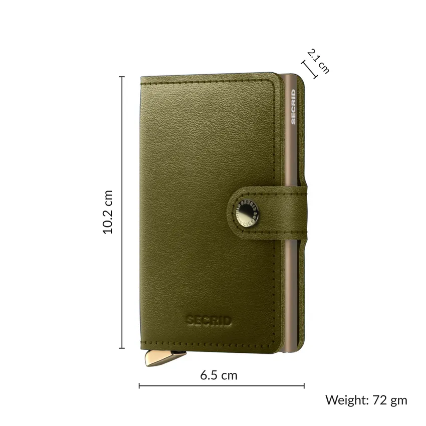 Secrid Dusk Miniwallet - Olive