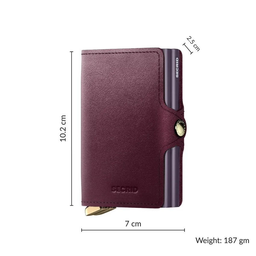 Secrid Dusk Twinwallet - Bordeaux