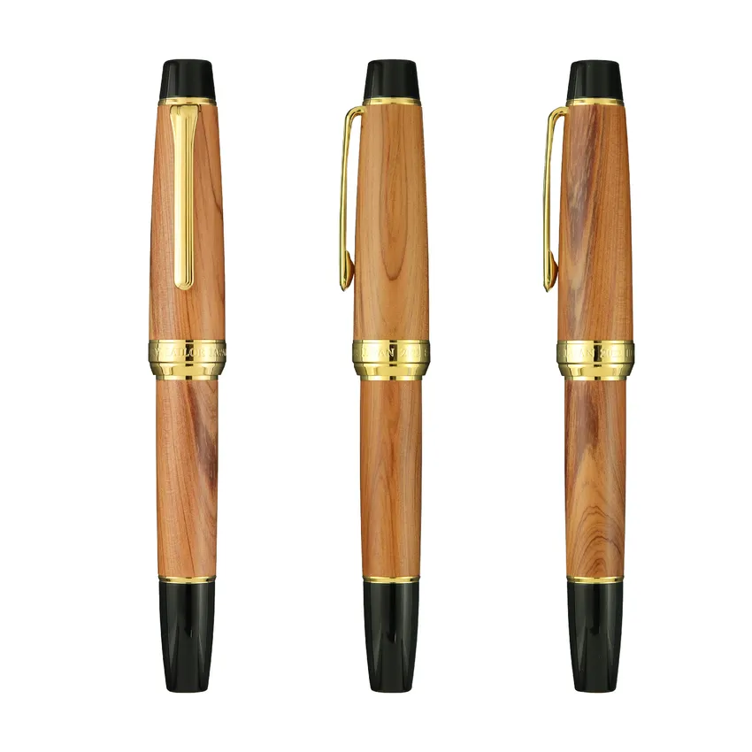 Sailor Commemorative for Rebuilding Hiroshima Factory Fountain Pen (21K Medium) - Brown With Gold Tr