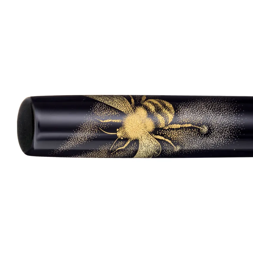 Sailor Limited Edition Chinkin Bumblebee KOP Fountain Pen (21 KOP Broad)- Black