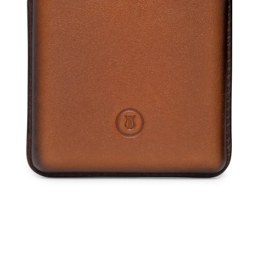 Lapis Bard Ducorium Cognac Moulded Card Case