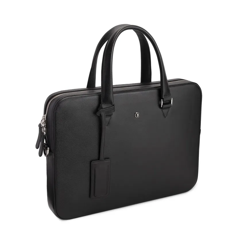 Lapis Bard Belgravia Rhodes 14-inch Slim Laptop Bag - Black