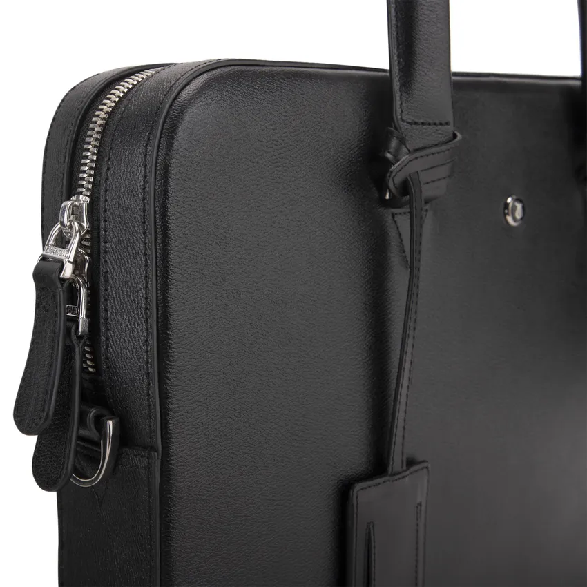 Lapis Bard Belgravia Rhodes 14-inch Slim Laptop Bag - Black