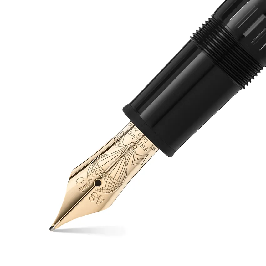 Montblanc 128468 MeisterstÃ¼ck LeGrand 'Around The World In 80 Days' Fountain Pen (14K Medium) - Anthracite With Gold Trims