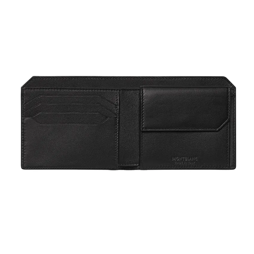 Montblanc Selection Soft 6CC Wallet With Coin Case - Black