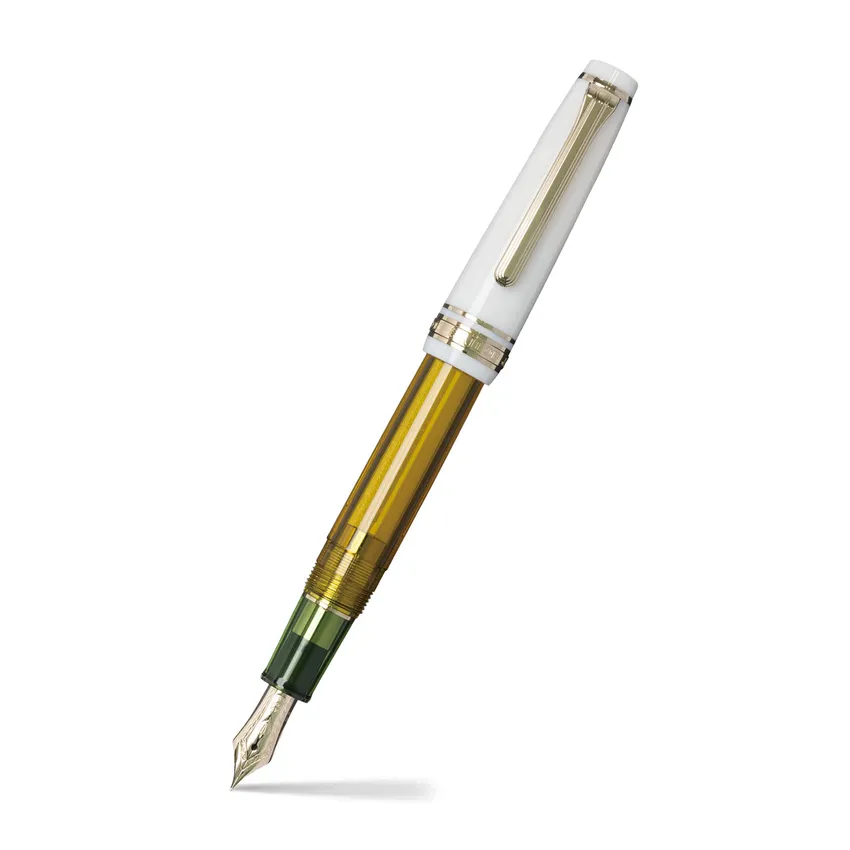 Sailor Professional Gear Slim 'Tea Time Around The World' Moroccan Mint Tea Fountain Pen (14K Medium) - Mint & Sugar With Gold Trims