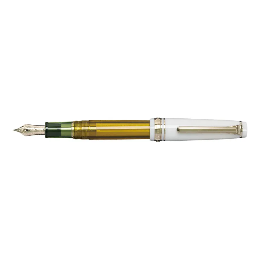 Sailor Professional Gear Slim 'Tea Time Around The World' Moroccan Mint Tea Fountain Pen (14K Medium) - Mint & Sugar With Gold Trims