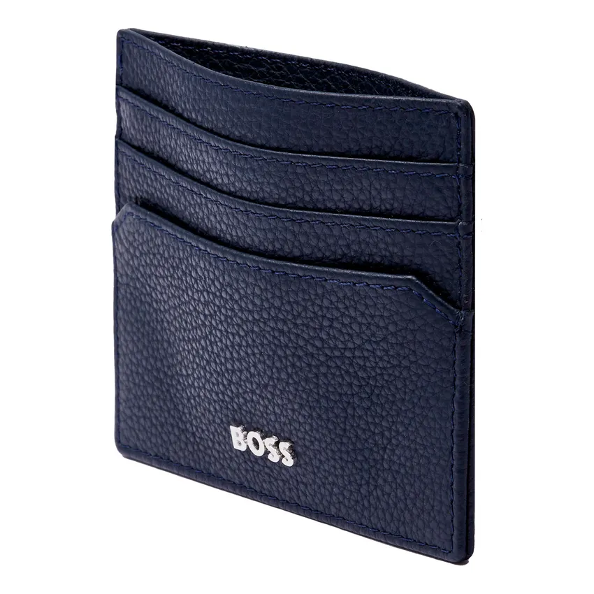 Hugo Boss Card Holder Classic Grained Navy