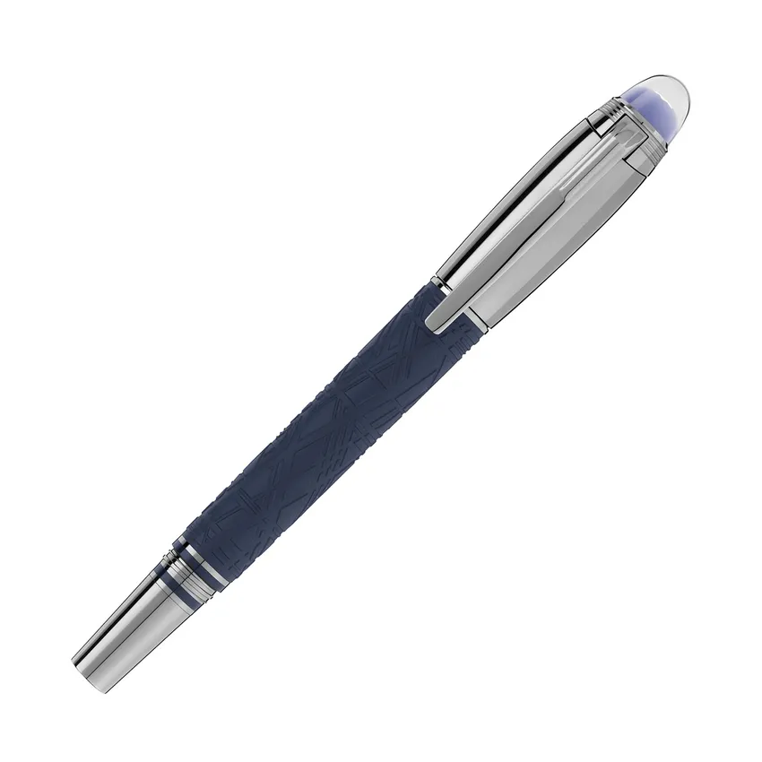 Montblanc StarWalker Space Blue Precious DouÃ© Fountain Pen (14K Medium) - Blue