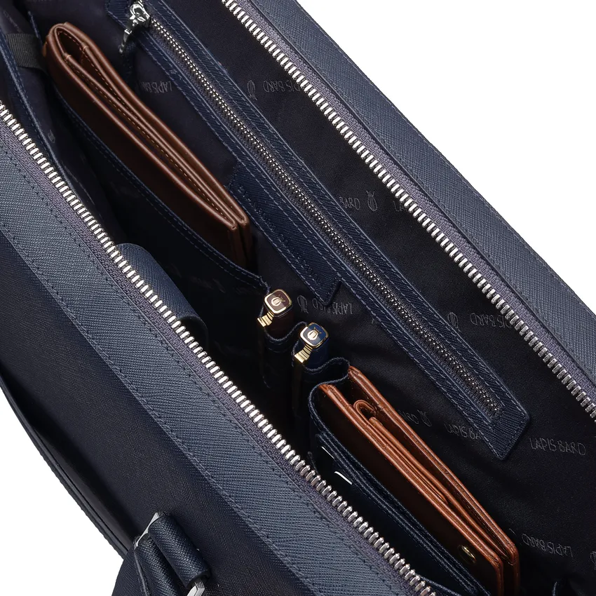 Lapis Bard Stanford Austin 14-inch Slim Laptop Bag - Navy