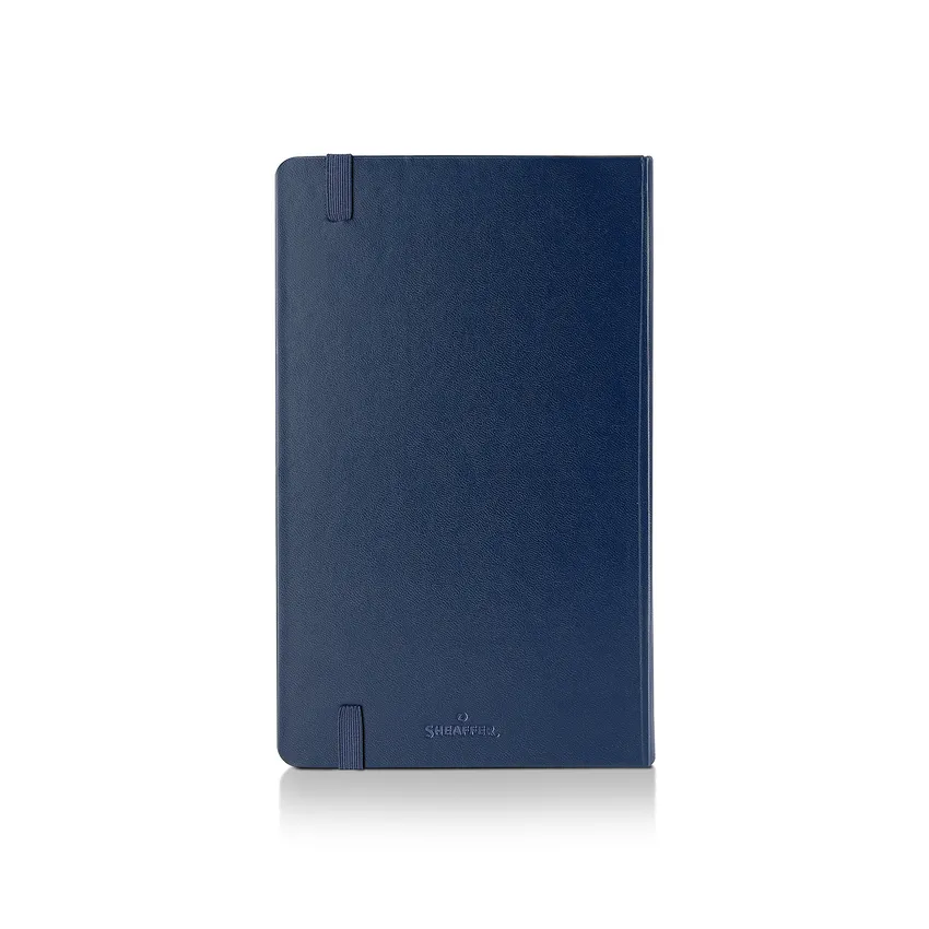 Sheaffer Medium Notebook 90 GSM Ink Friendly Ruled with Eco-Friendly Cover - Navy