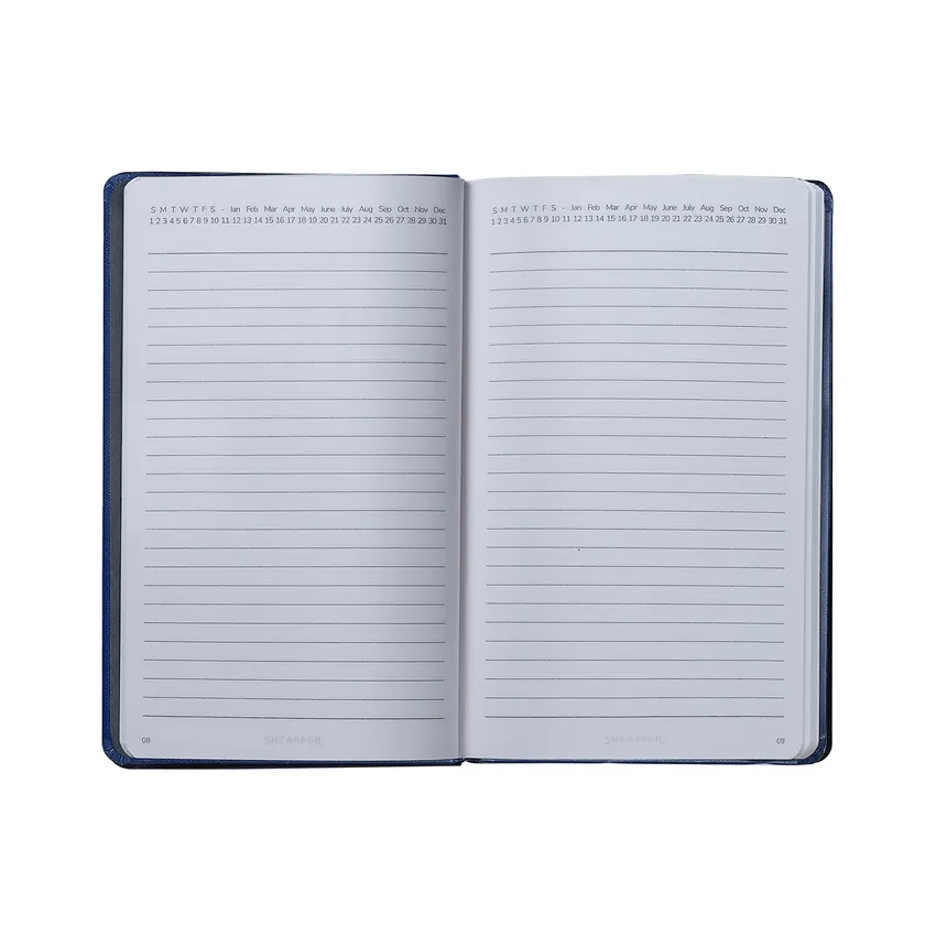 Sheaffer Medium Notebook 90 GSM Ink Friendly Ruled with Eco-Friendly Cover - Navy