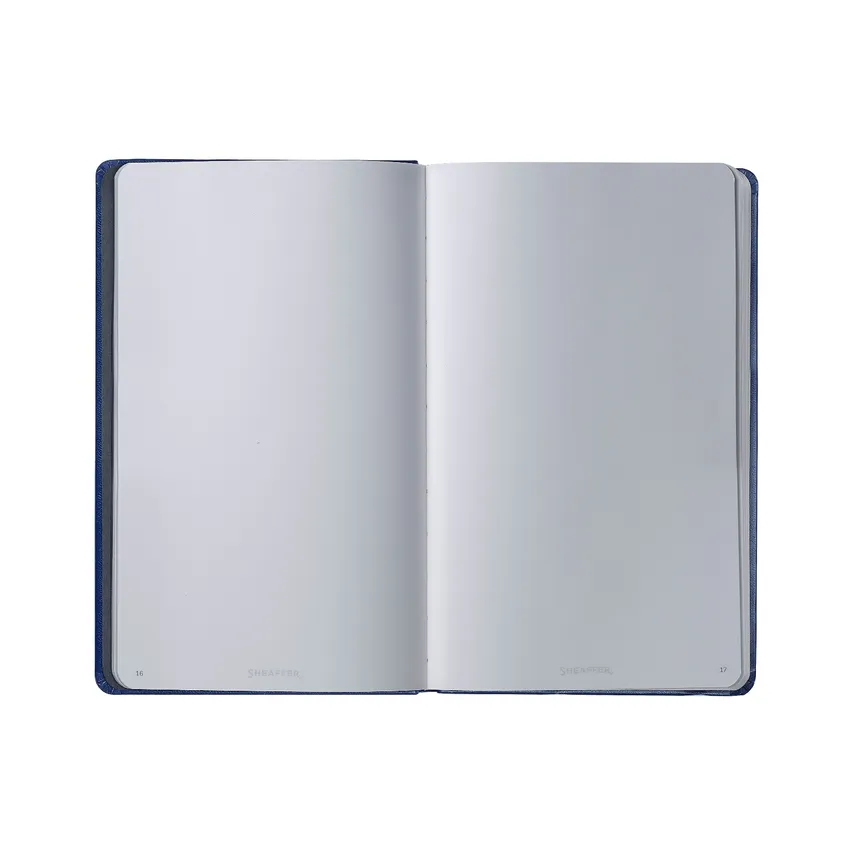 Sheaffer Medium Notebook 90 GSM Ink Friendly Plain with Eco-Friendly Cover - Navy